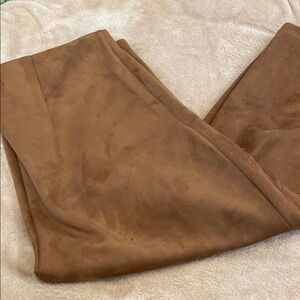 Loft Faux  Suede Pants XL NWOT